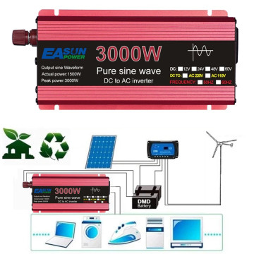 Инвертор EA SUN POWER 3000W 12v 220v 50hz чистая синусоида 